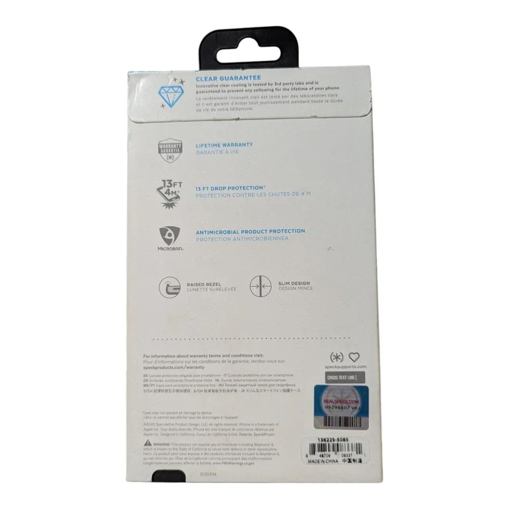 Q9.‎ Speck Presidio Perfect-Clear case for Apple iPhone 7 Plus/8 Plus - Clear